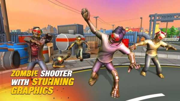 Dead Zombie Battleground Shooting Game screenshot 1