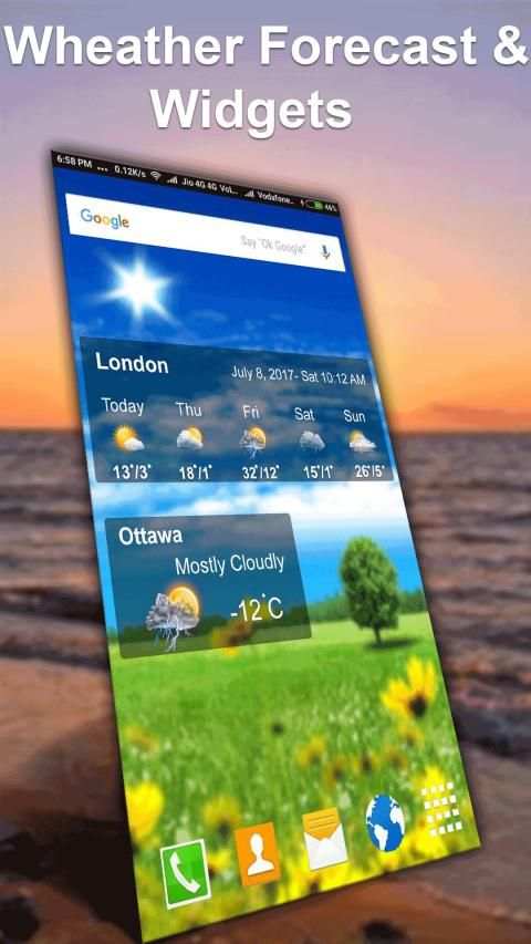 Live Rain wheather:Wheather Forecast Report Widget screenshot 4