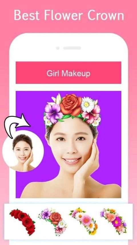 Girl MakeUp Camera - Selfie Beauty camera screenshot 4