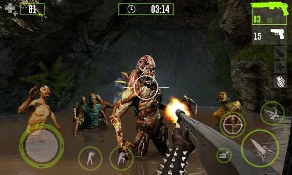 Dead Zombie Killer Fontier 3D screenshot 1