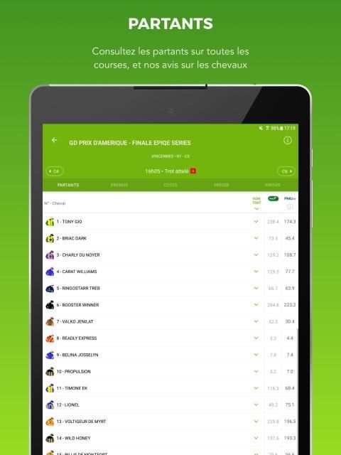 Turf résultats des courses screenshot 3