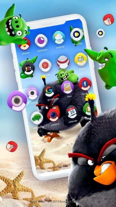 Angry Birds Bad Pigs Themes & Live Wallpapers screenshot 1