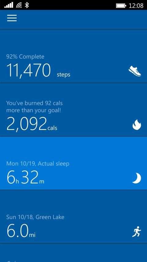 Microsoft Band screenshot 7