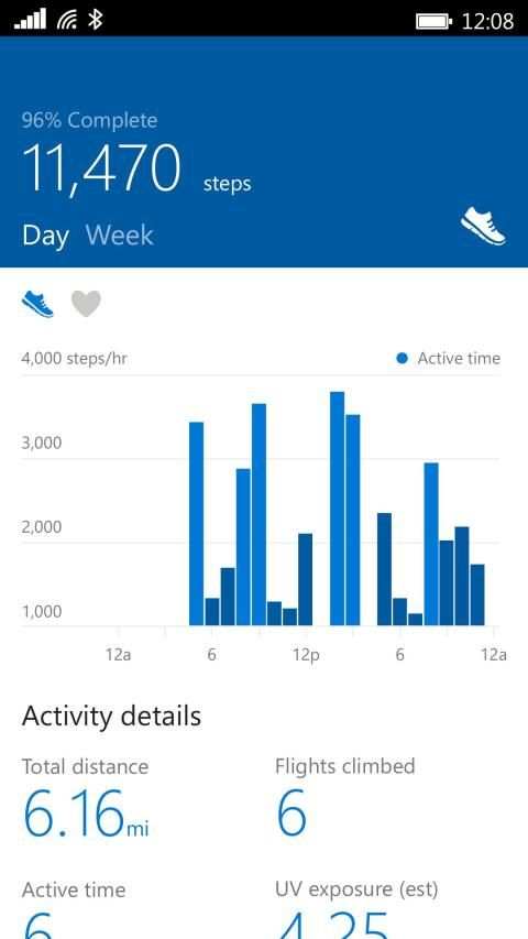 Microsoft Band screenshot 2