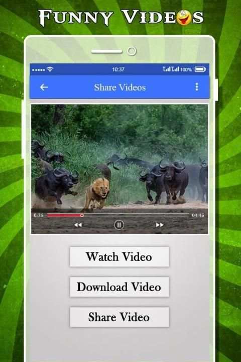 Funny Videos For Whatsapp स्क्रीनशॉट 1