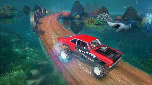 Mad Monster Truck Ramp Challenge स्क्रीनशॉट 1