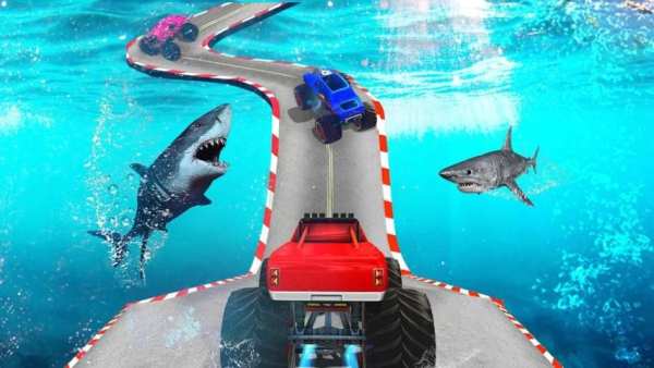 Mad Monster Truck Ramp Challenge स्क्रीनशॉट 3