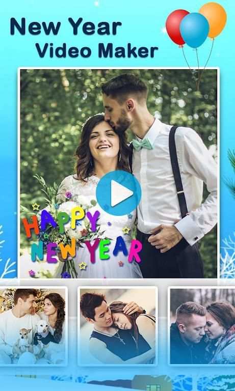 Happy New Year Video Maker 2020 स्क्रीनशॉट 5