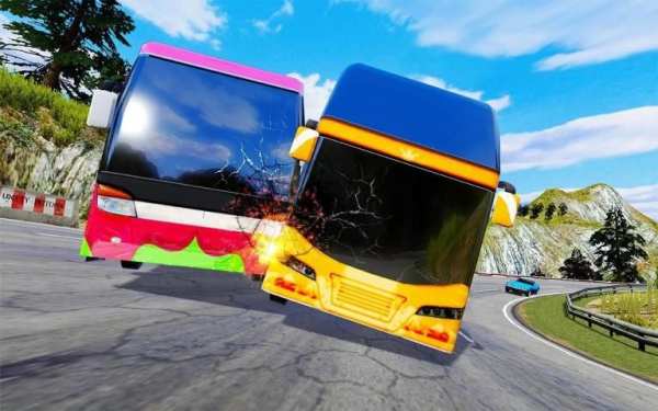 Offroad Passenger Bus Death Racing स्क्रीनशॉट 2