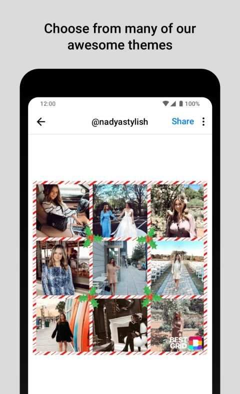 Best Grid - Top Nine Collage for Instagram screenshot 2