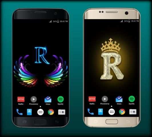 R Letter Wallpaper screenshot 3