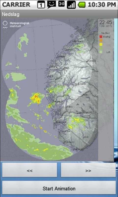 Værradar Norge - Nedslag FREE screenshot 6