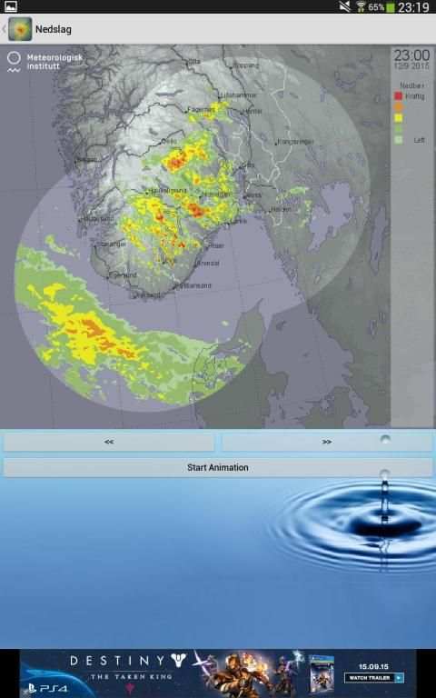 Værradar Norge - Nedslag FREE screenshot 3