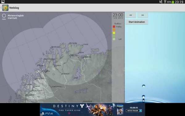 Værradar Norge - Nedslag FREE screenshot 2
