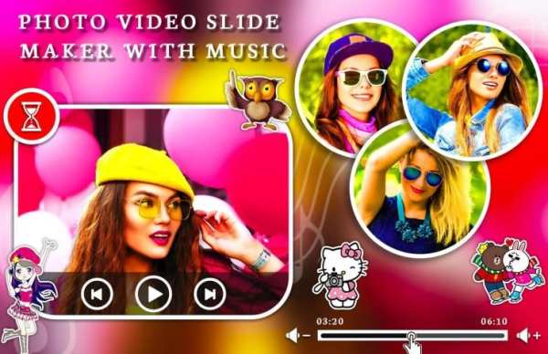 Photo Video Slide Maker With Audio स्क्रीनशॉट 1