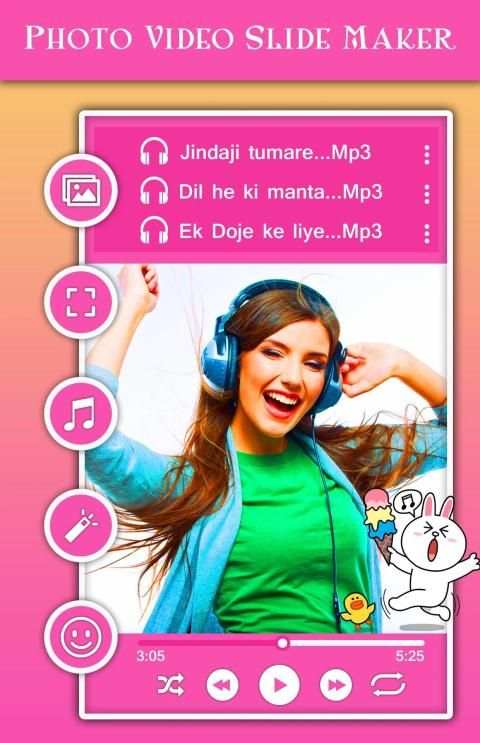 Photo Video Slide Maker With Audio स्क्रीनशॉट 3