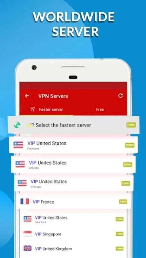 Faster VPN – Super Unlimited Free VPN Server screenshot 3