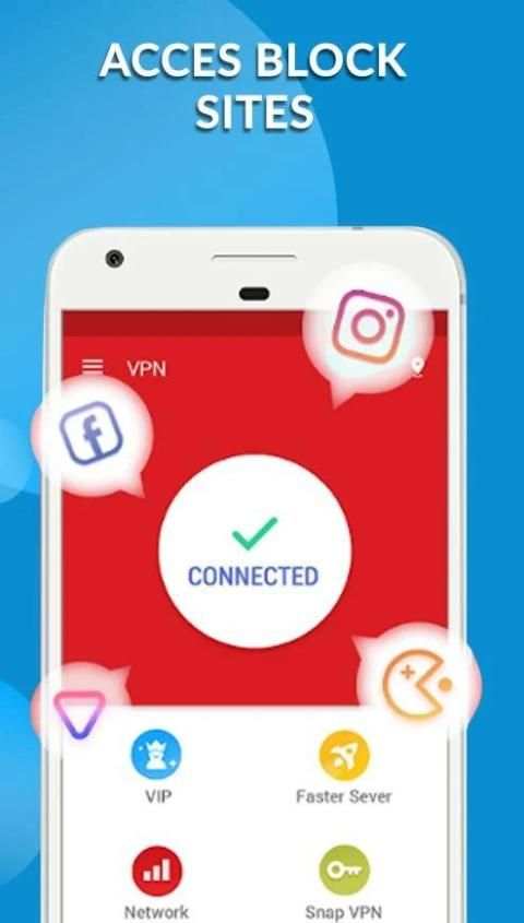 Faster VPN – Super Unlimited Free VPN Server screenshot 1