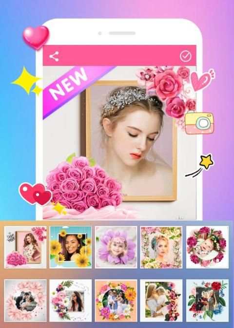 Flower Photo Frame : Flower Photo Editor screenshot 5