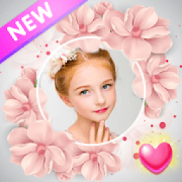 Flower Photo Frame : Flower Photo Editor आइकन