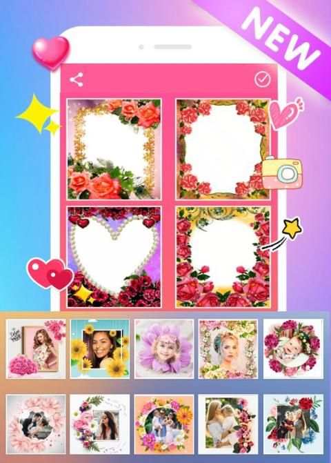 Flower Photo Frame : Flower Photo Editor screenshot 4