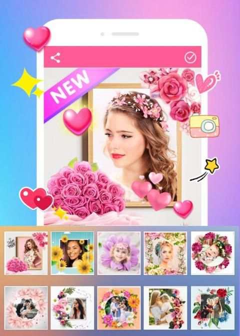 Flower Photo Frame : Flower Photo Editor screenshot 2
