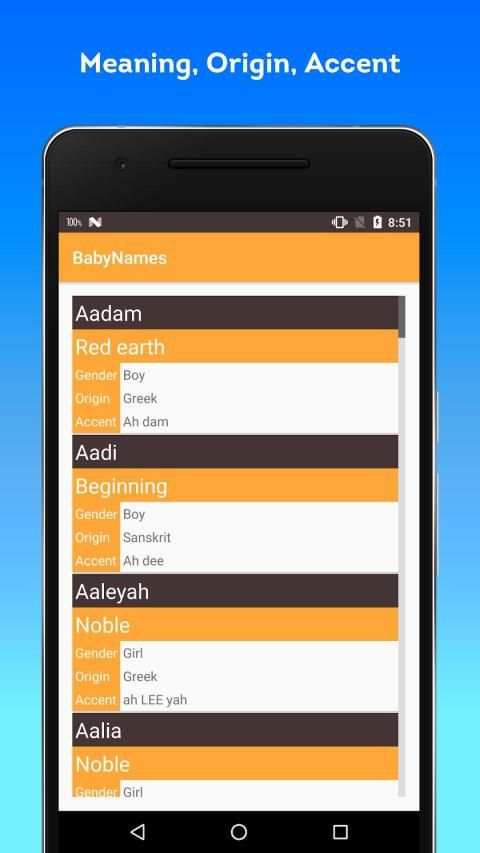 Baby names and meanings screenshot 1
