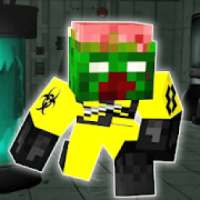 Zombies mod for MCPE. Survival zombie apocalypse logo