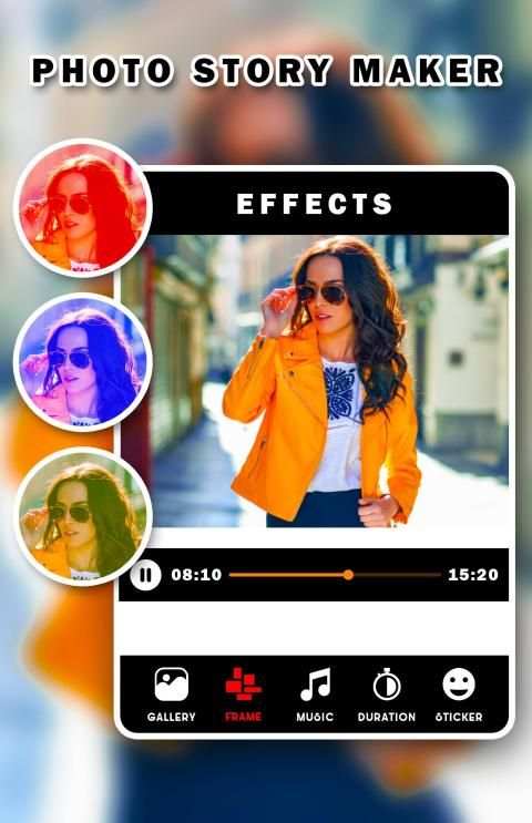 Photo Story Maker With Audio And Mp3 Songs screenshot 2