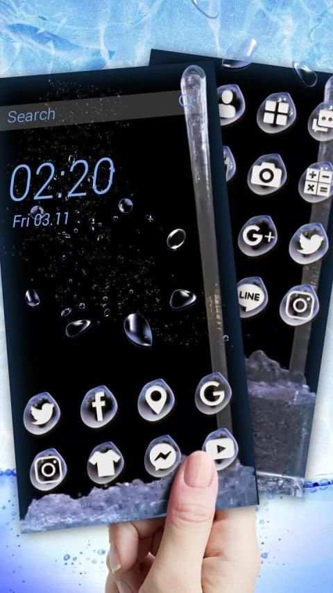 Splash, Water, Drop Themes, Live Wallpaper screenshot 2