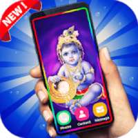 Jay Shree Krishna Live Wallpaper-Edge Borderlight on 9Apps