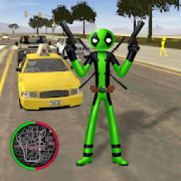 Green Pool Stickman Rope Hero Gangstar Mafia 2 आइकन