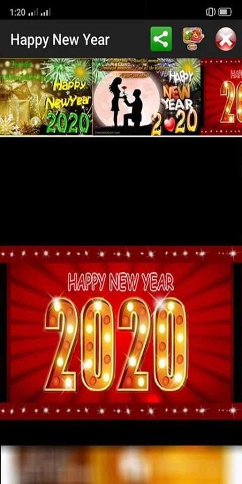 Happy New Year Greetings 2020 स्क्रीनशॉट 10