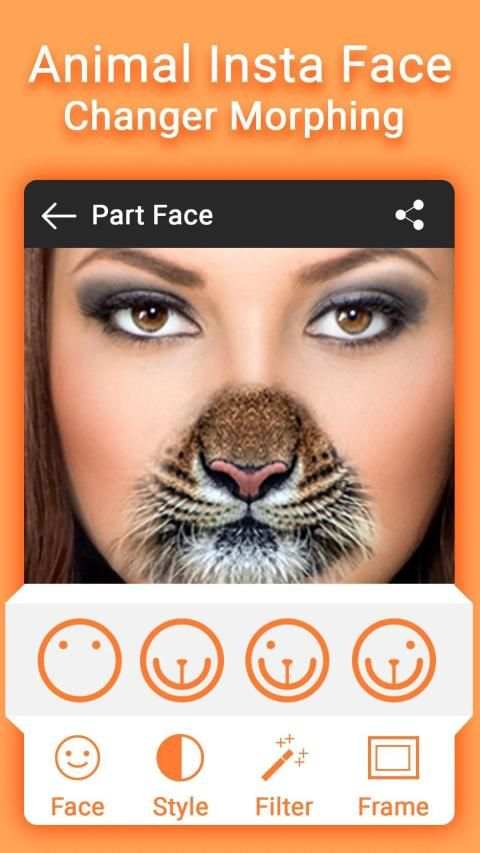 Animal Face Changer - Face Morphing - Maker App screenshot 1