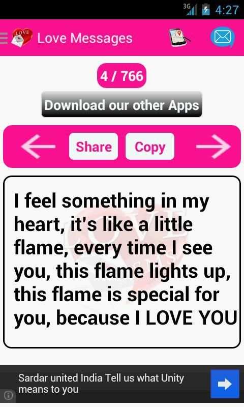 Love Messages स्क्रीनशॉट 3