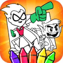 Teen Coloring Titans Go आइकन