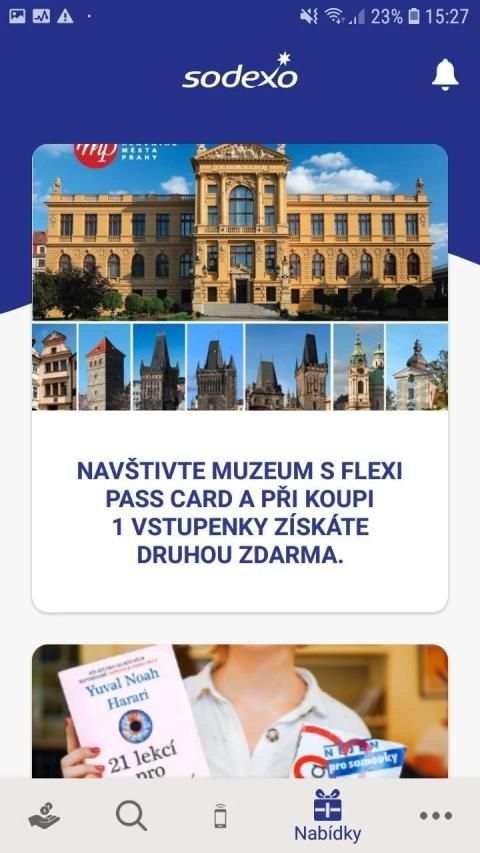 Sodexo Osobní účet screenshot 1