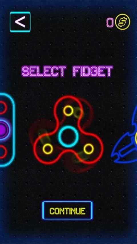 Fidget Spinner Neon Games screenshot 5
