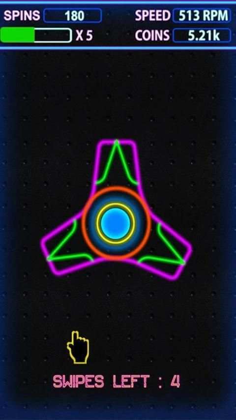 Fidget Spinner Neon Games screenshot 6