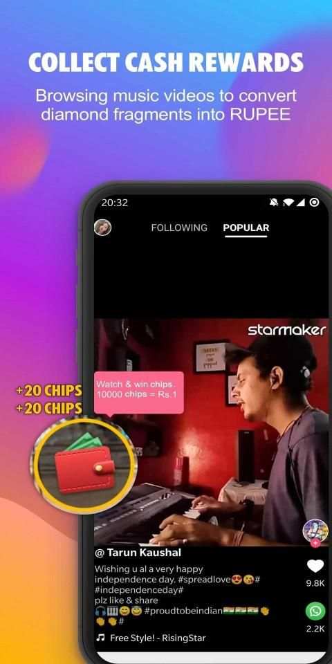 StarMaker Lite - Music Video Let Your Life Musical screenshot 1