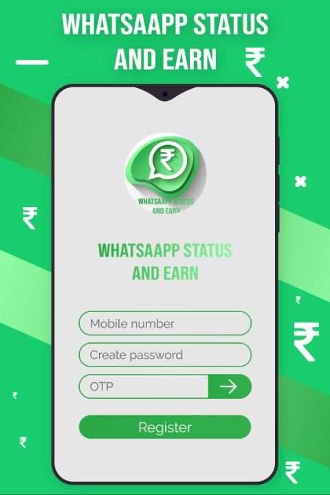 Whatsaapp Status and Earn स्क्रीनशॉट 1
