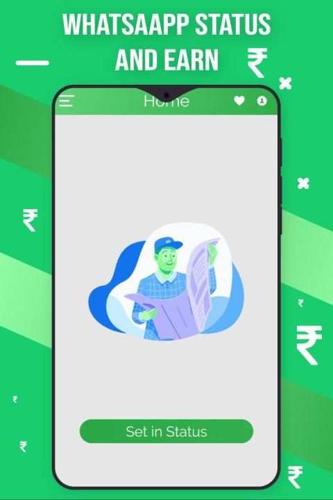 Whatsaapp Status and Earn स्क्रीनशॉट 2