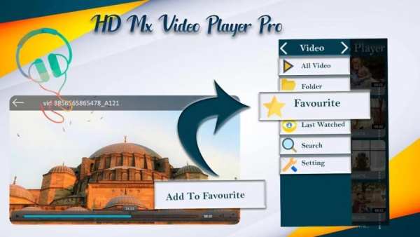 HD MX Video Player PRO स्क्रीनशॉट 1