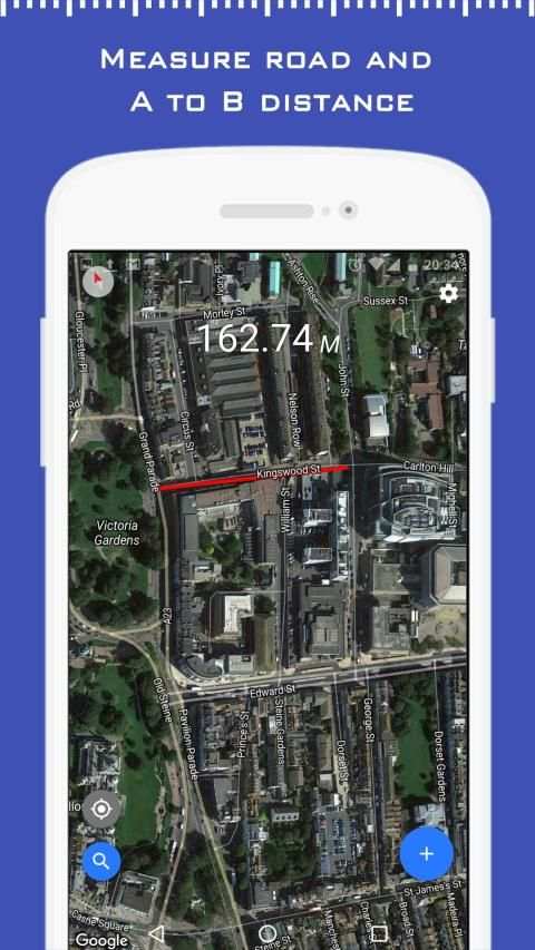 Distance & Area Measure स्क्रीनशॉट 4