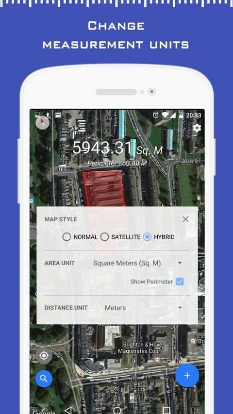 Distance & Area Measure screenshot 2