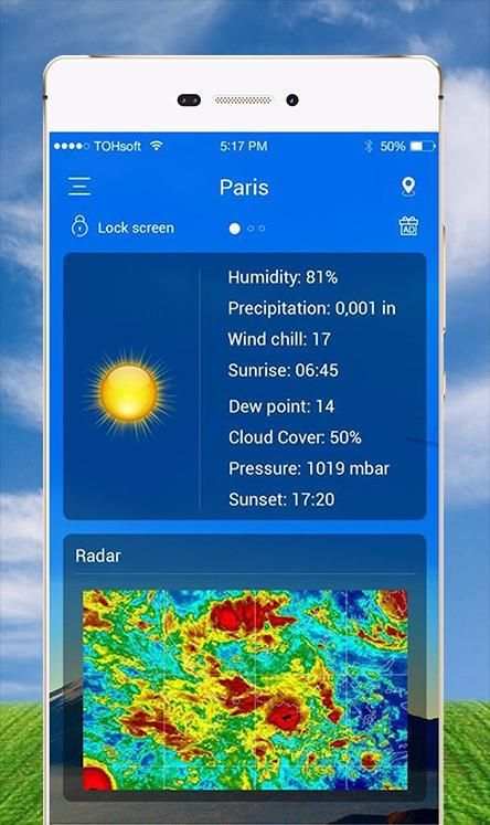 météo - Prévisions météorologiques screenshot 2