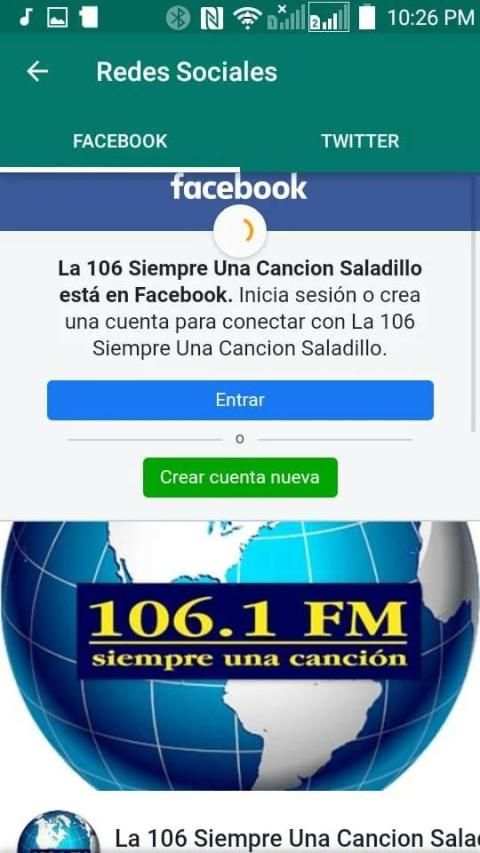 La 106 APP screenshot 2
