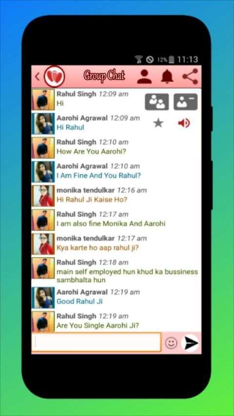 Girls Live Group Chat screenshot 1