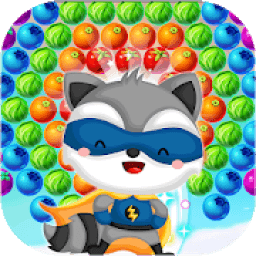 Raccoon Bubble Rescue आइकन