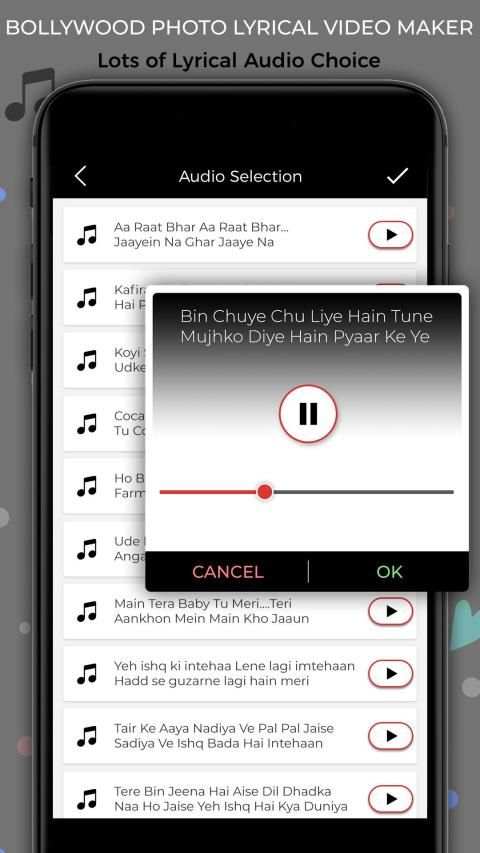 My Photo Bollywood Lyrical Video Status Maker screenshot 6